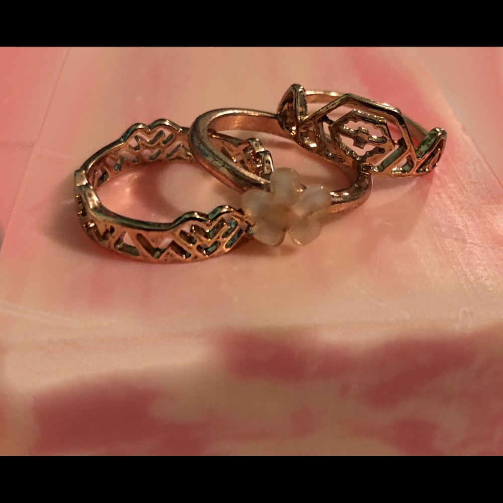 Gold Ring Set
